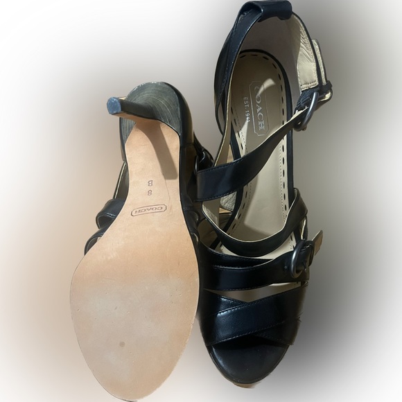 Coach sandals with heel - size 8 - Picture 5 of 5